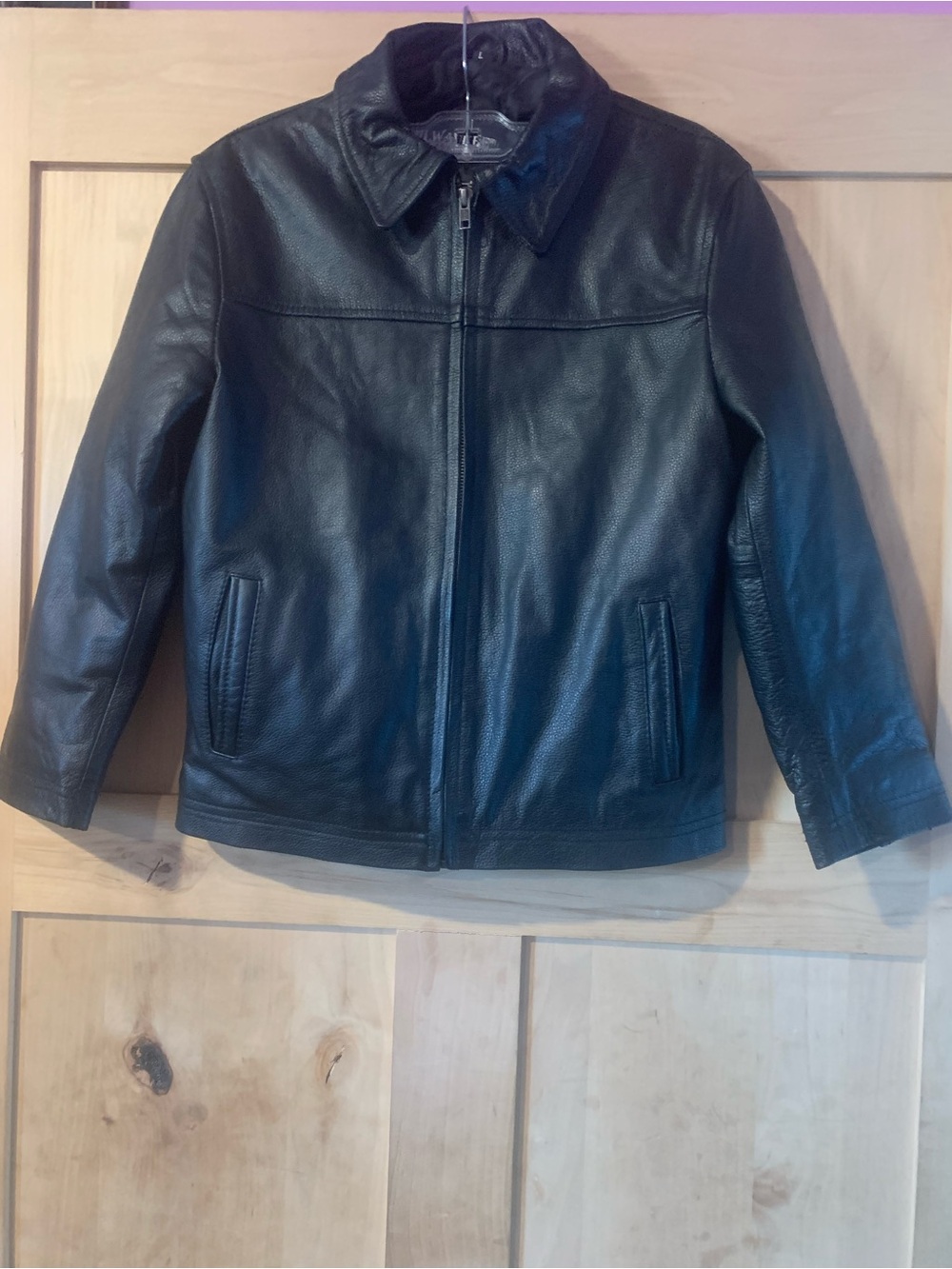Kid’s Milwaukee Leather Black Leather Motorcycle Jacket